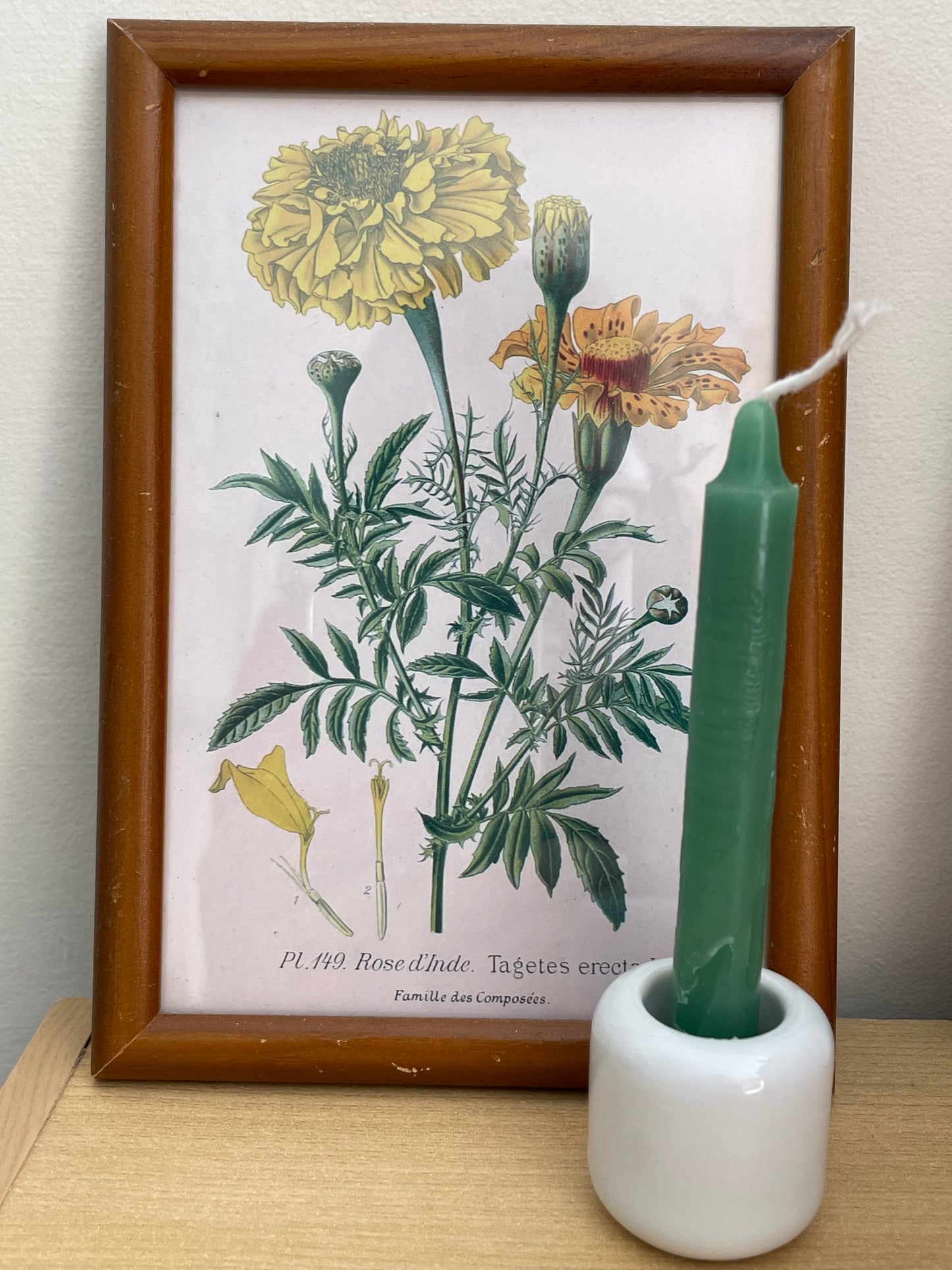 Spell Candle Holder - White