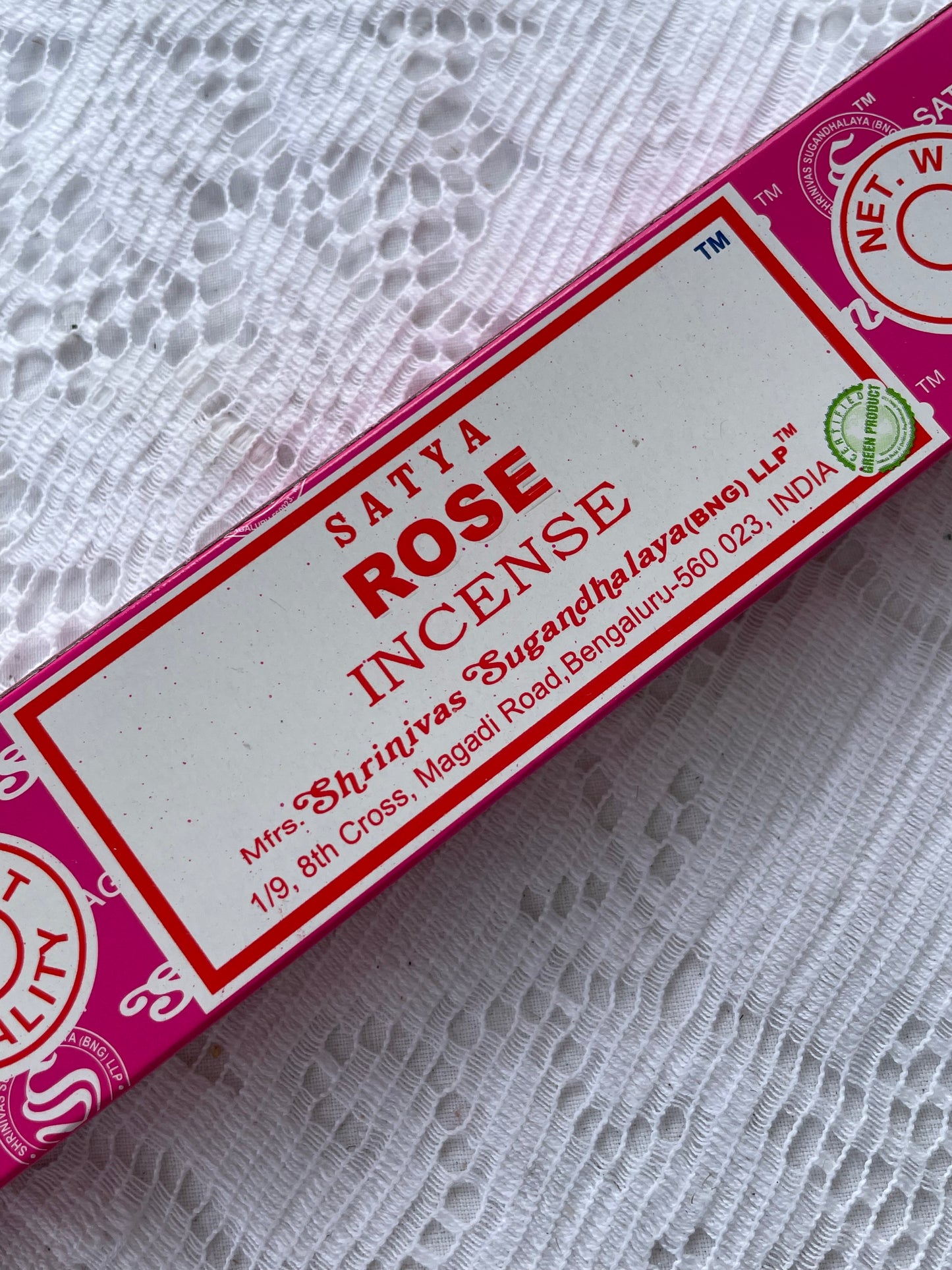 Satya Rose Incense