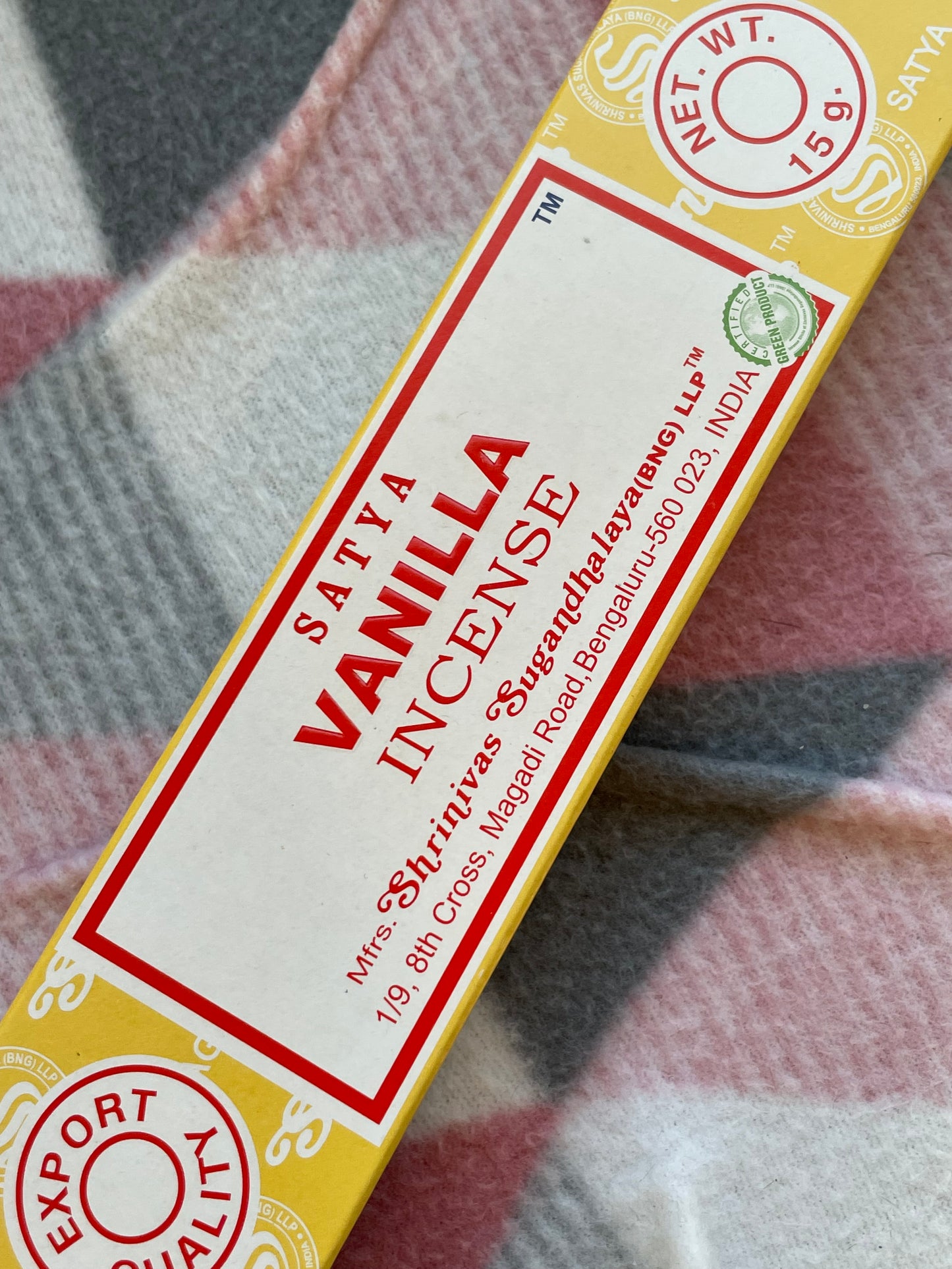 Vanilla Staya Incense