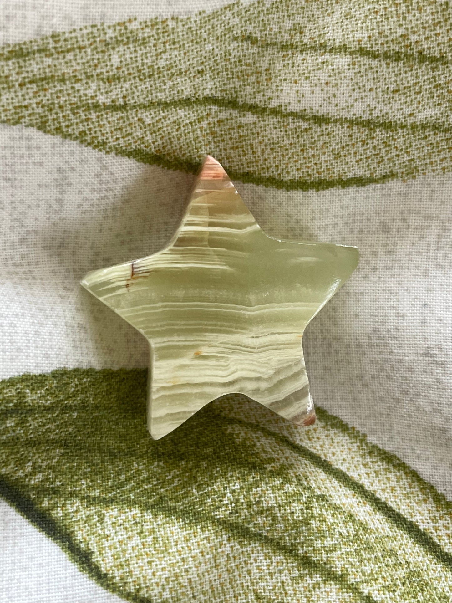 Small Banded Calcite Star Crystals