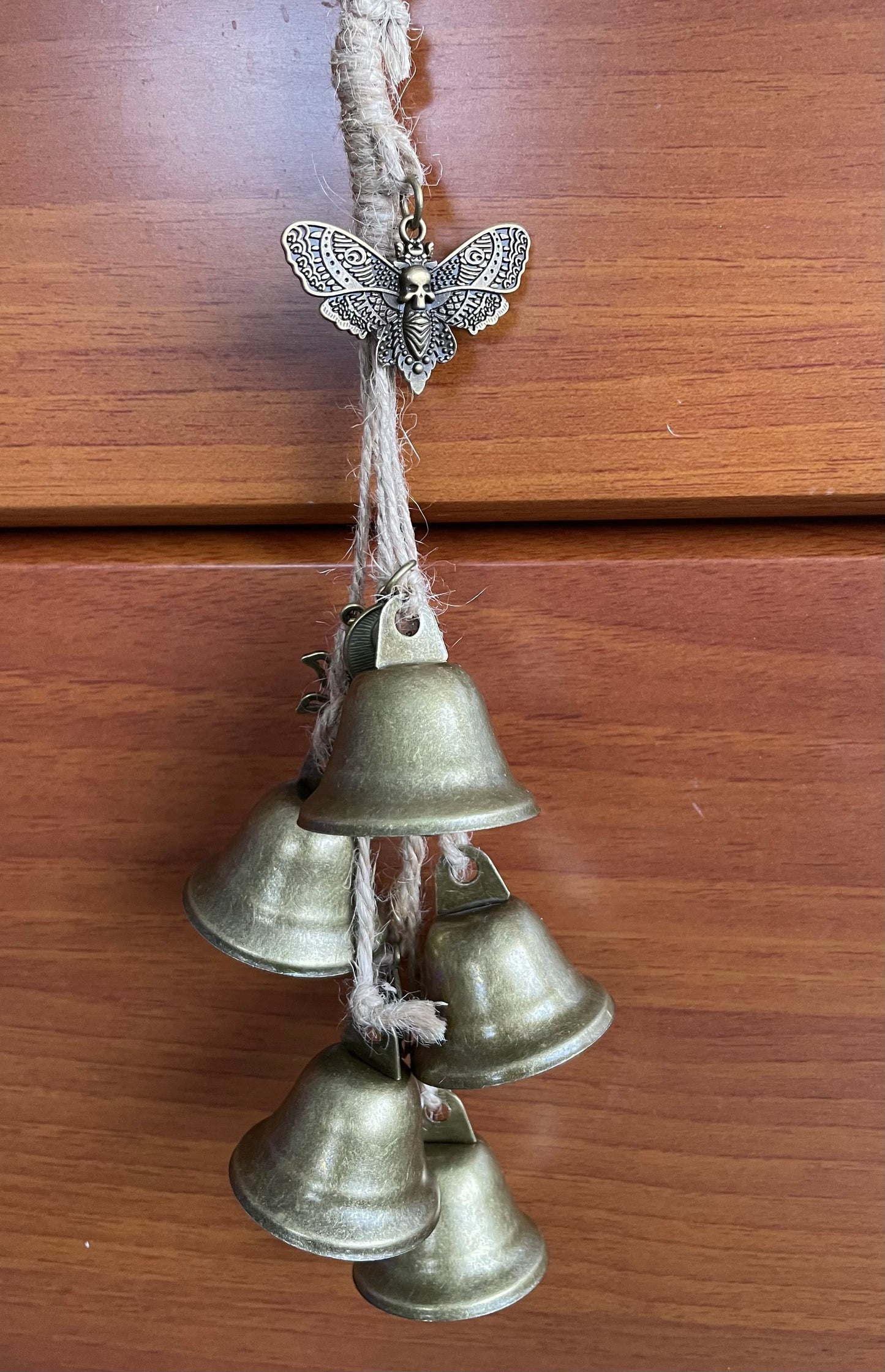 Witches Bells with Moth Charm