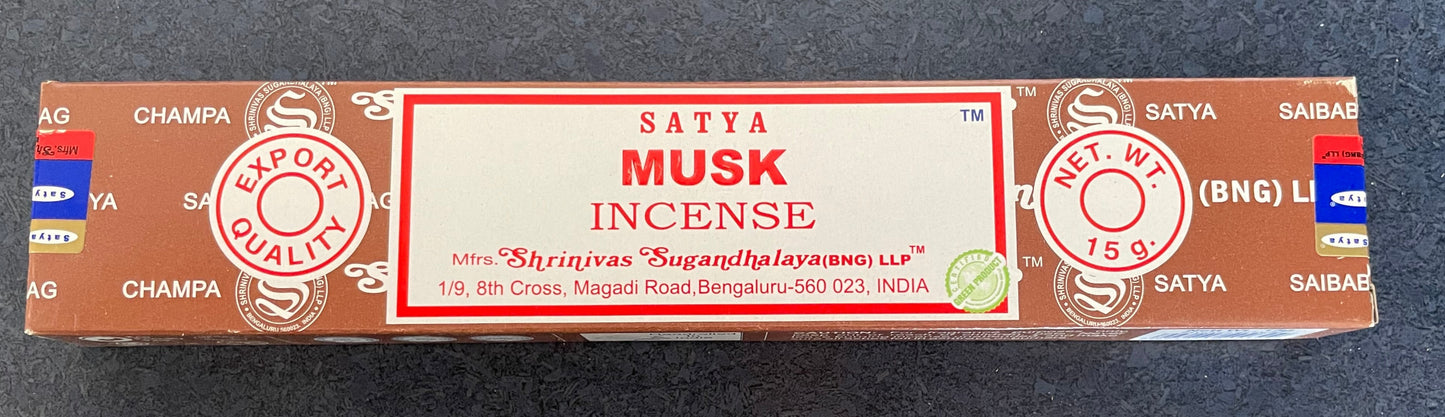 Satya Incense - Musk