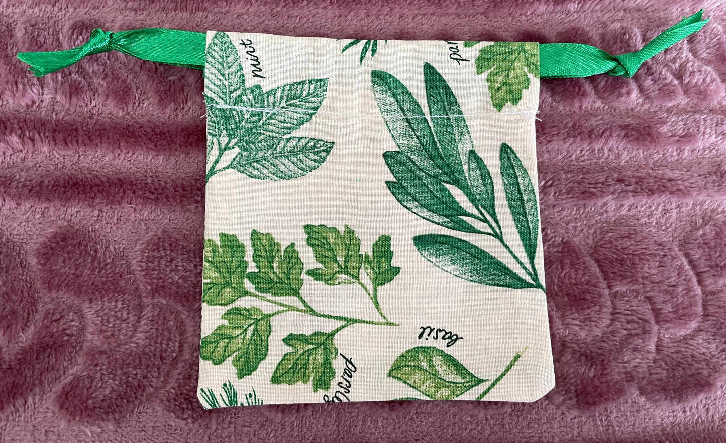 Spell Bag - Herbs (Green Ribbon)