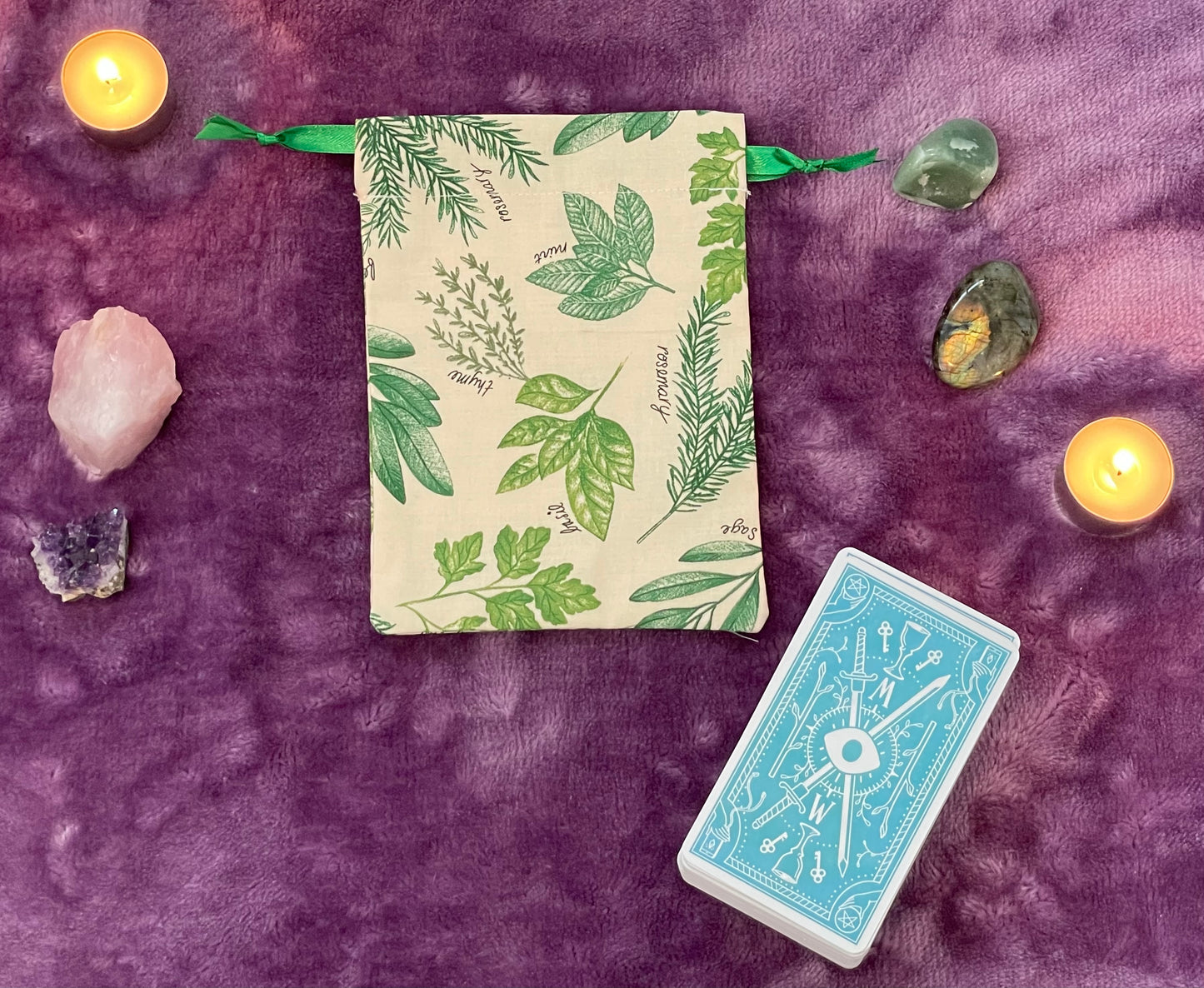 Tarot/Oracle Bag - Herbal