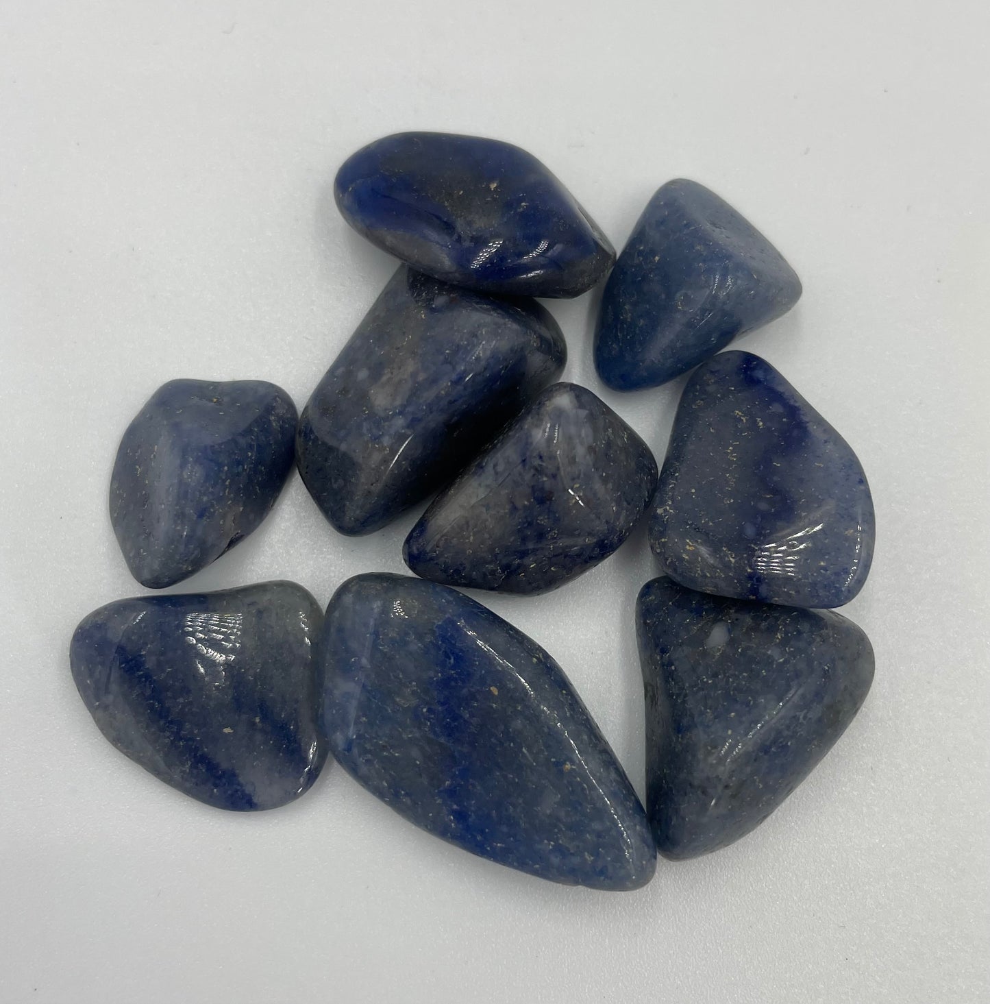 Blue Quartz Crystal - Tumbled