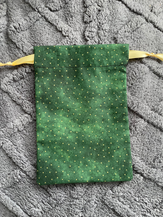 Tarot/Oracle Bag: Green & Gold