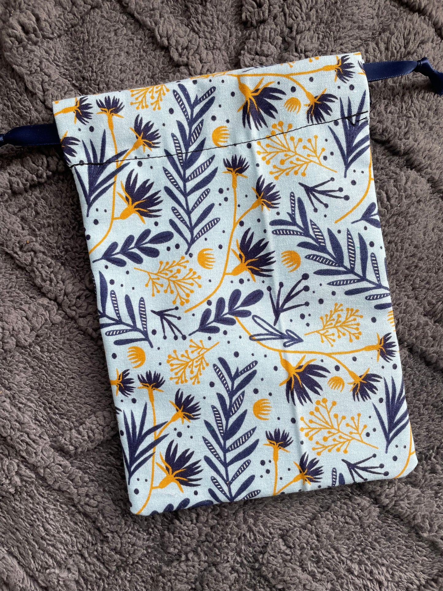 Tarot/Oracle Bag: Blue Floral