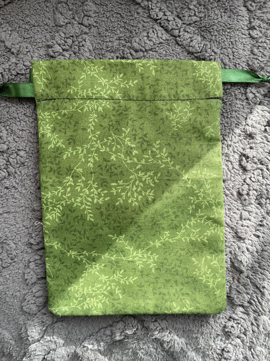 Tarot/Oracle Bag: Green Foliage