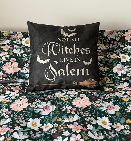 Not All Witches Live In Salem Cushion Cover