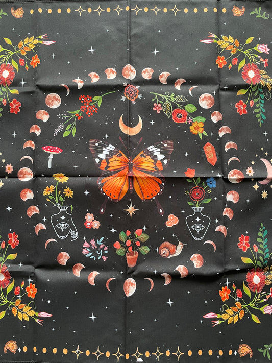 Altar Cloth-Floral Butterfly Design