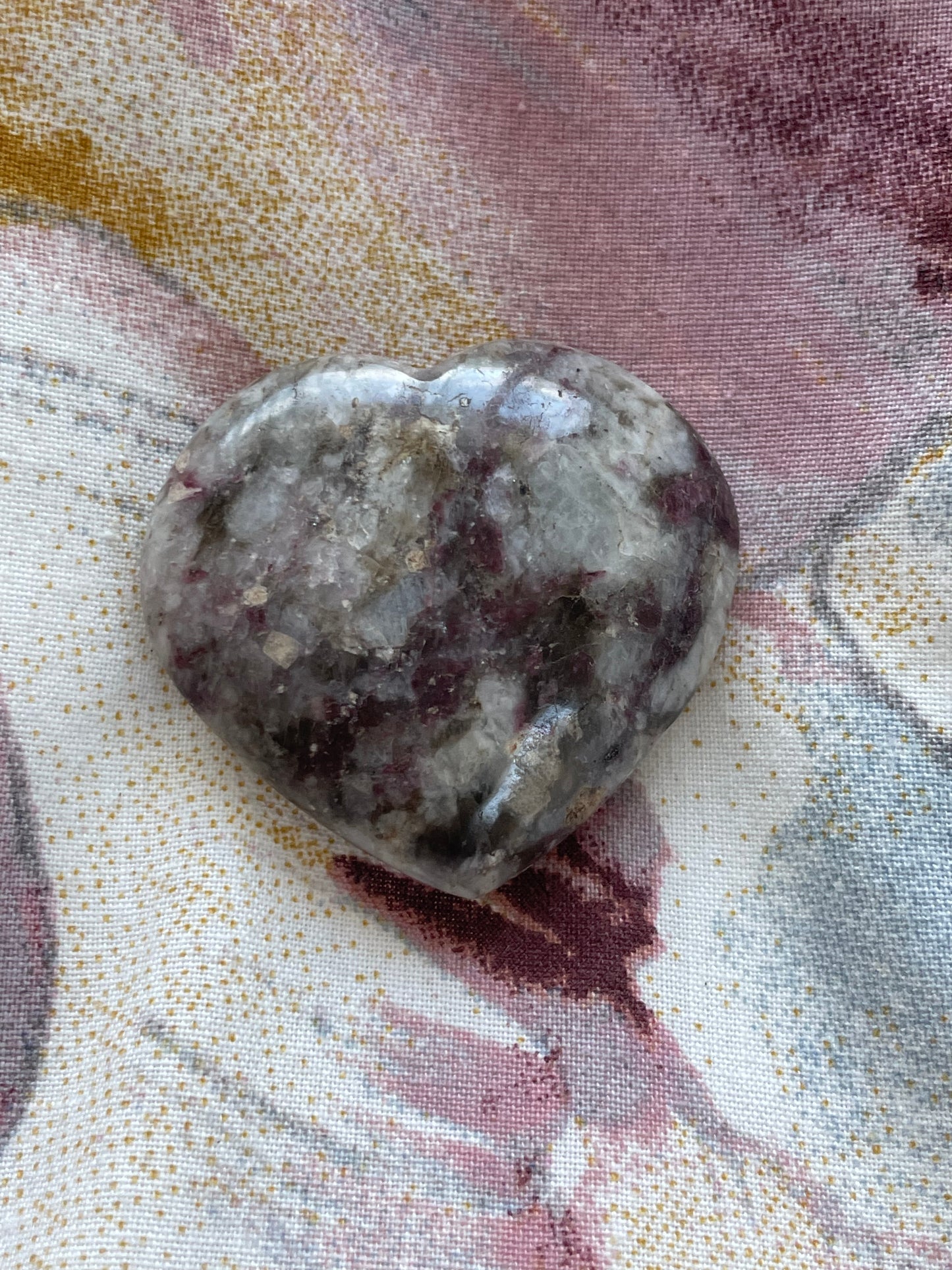 Small Rubellite Heart Crystals