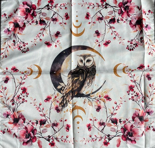 Owl and Moon Altar Cloth (design A)