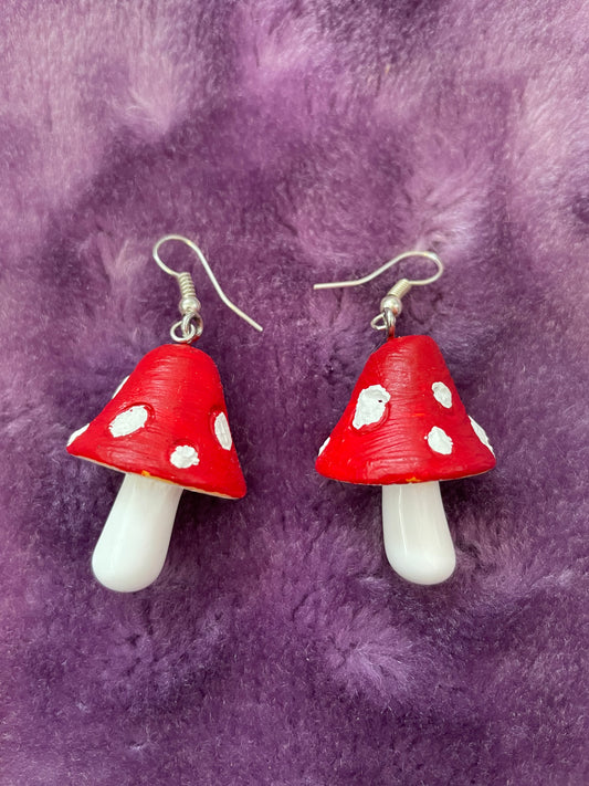 Woodland Mushroom Earrings