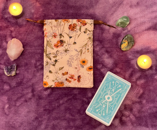 Tarot/Oracle Bag - Woodland Flowers