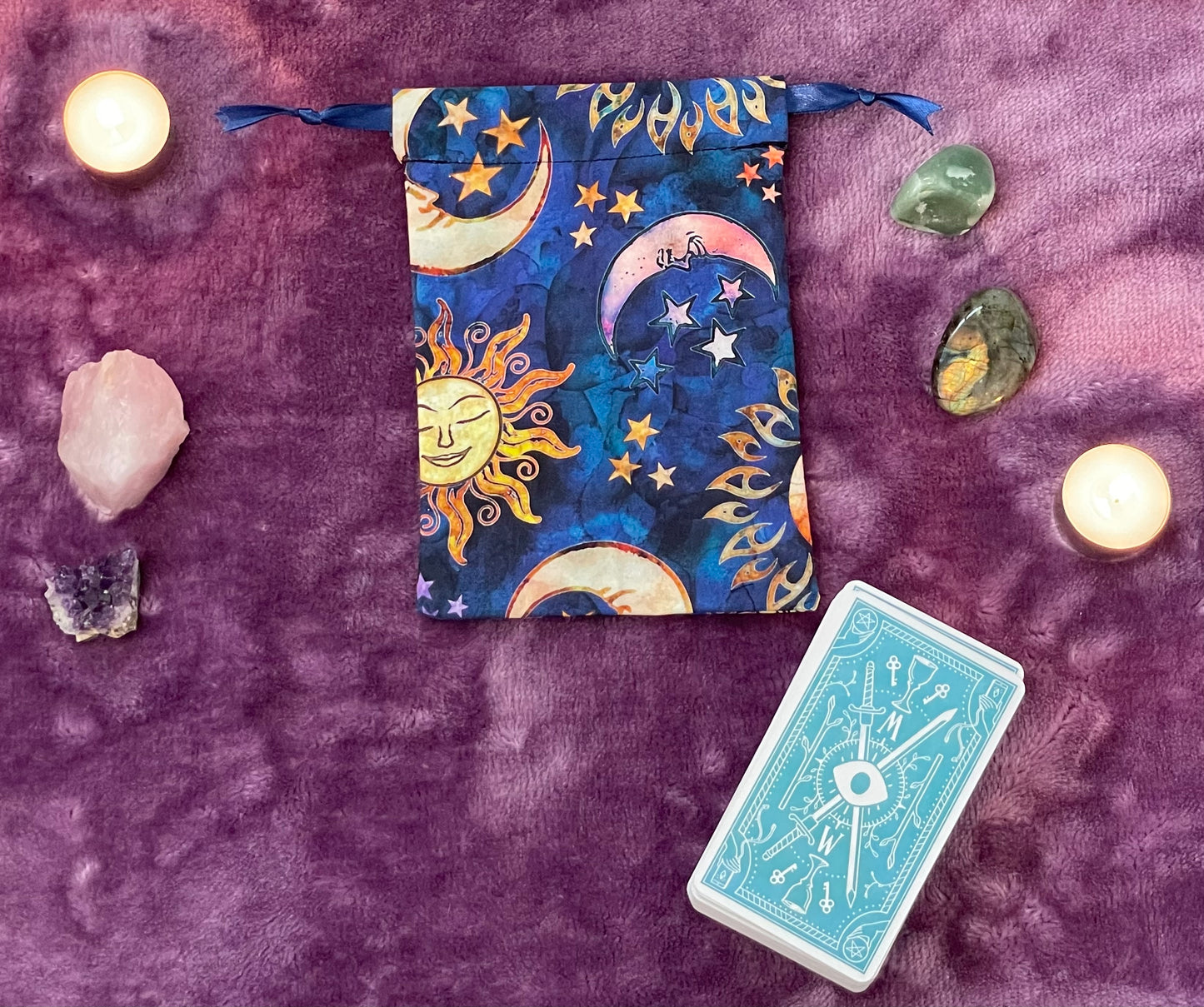 Tarot/Oracle Bag - Sun and Moon