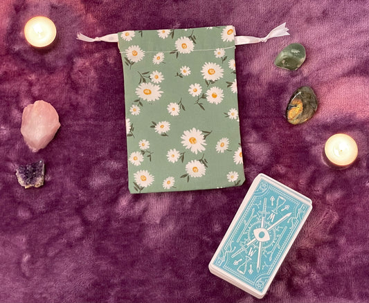 Tarot/Oracle Bag - Daisies