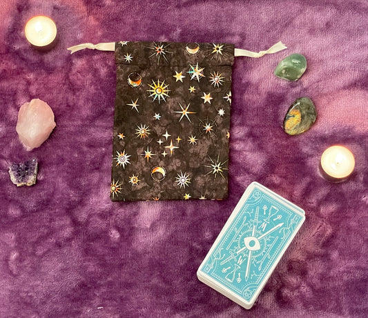 Tarot/Oracle Bag - Stars and Moons