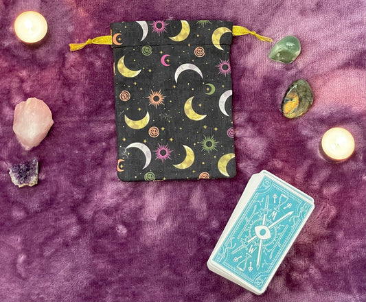 Tarot/Oracle Bag - Crescent Moon